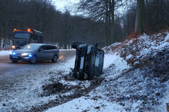 Trafikuheld p� Segenvej