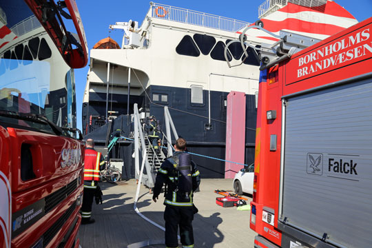 Brand�velse p� Villum Clausen