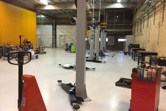 Ny bilsynshal p� Bornholm  