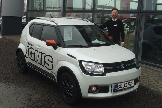 Danmarkspremiere p� ny Suzuki Ignis