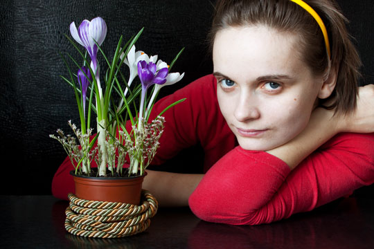 Flyt for�rsblomsterne ind