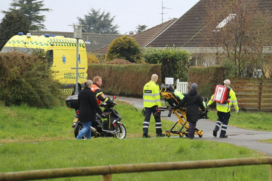 Knallertf�rer lettere skadet i eneuheld