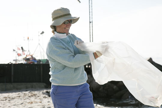 Sommerhusudlejer samler affald ind