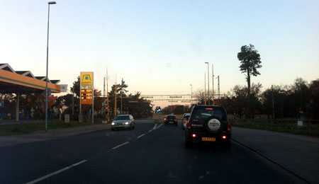 Biltr�f i Ystad betyder �get trafik