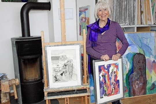 Helle Thorborg udstiller i Svaneke