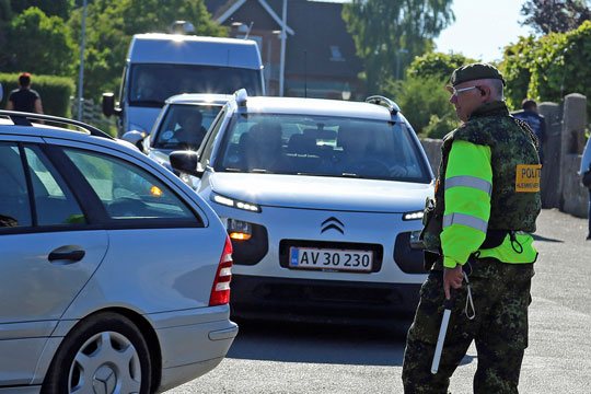 Ulovlige parkeringer i Allinge