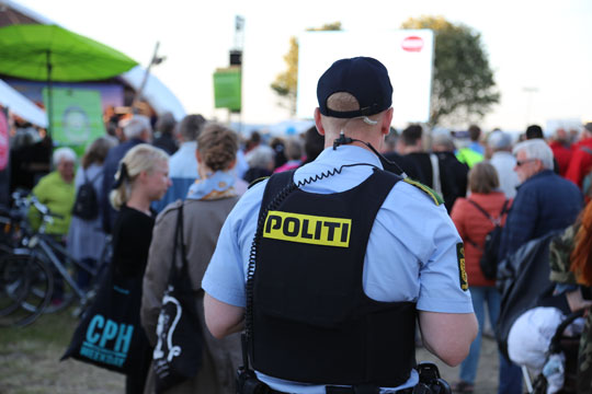 Politiet opretholder sikkerhedsniveau