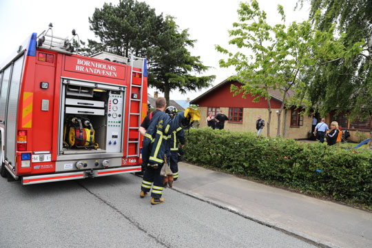 Mindre brand i k�kken
