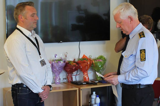 Seks vakse borgere blev bel�nnet