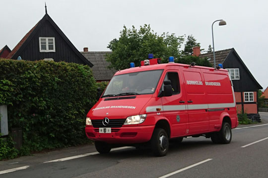 Brandalarm fra sommerhus i Listed