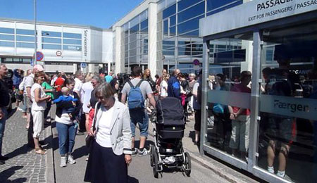 Bornholm f�r hel�rsrute til Sassnitz