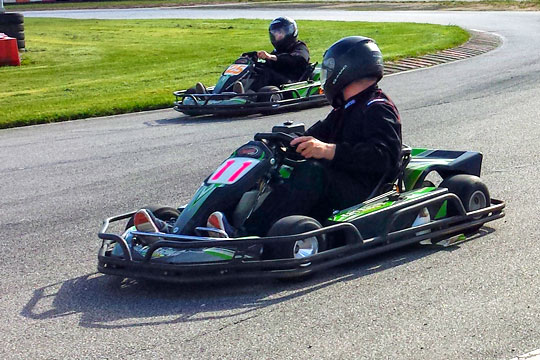 Protest mod gokartbane