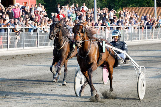 Tredje st�vne p� travbanen indenfor otte dage