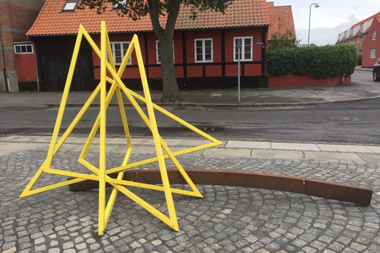 Endnu en skulptur opsat i Nex�