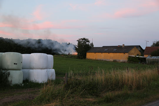 G�rdejer slukkede selv brand i Vestermarie