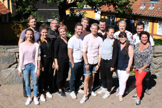 Musicalartister �ver sig p� Svanekeg�rden