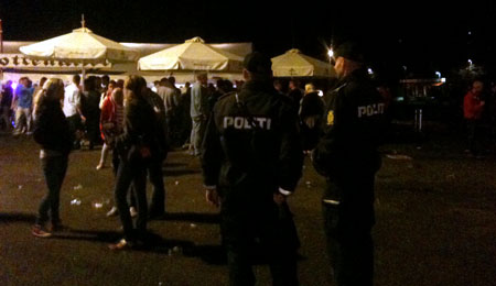 20-�rig anholdt for vold ved Sildefesten