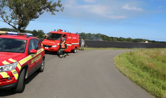 Markbrand ved Aakirkeby