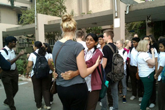 Campus f�r bes�g fra Singhania School i Indien