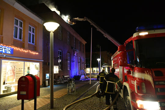 �rsag til brand i Danske Bank unders�ges