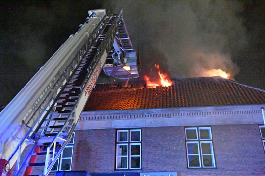 Elfejl �rsag til brand i Danske Bank i R�nne