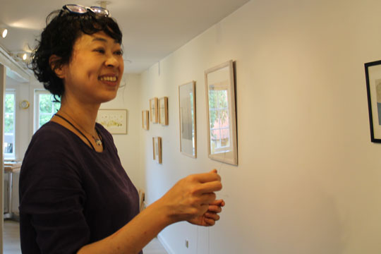 Japansk kunstner udstiller i Svaneke