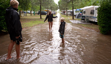 Juli var en skidt sommerm�ned