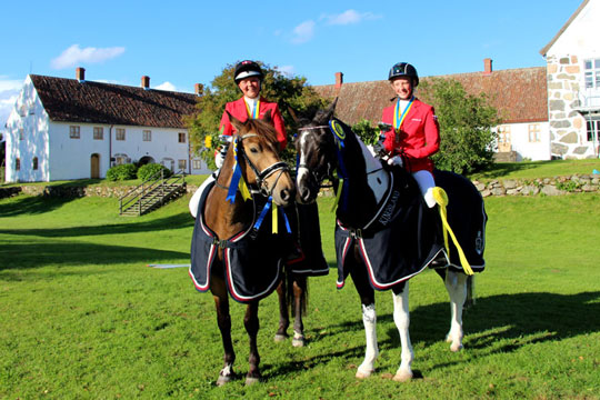 Nordisk guld til Luna og Astrid