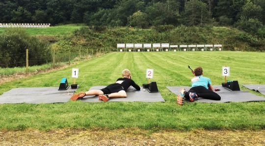 Guld og s�lv ved DM i biatlon