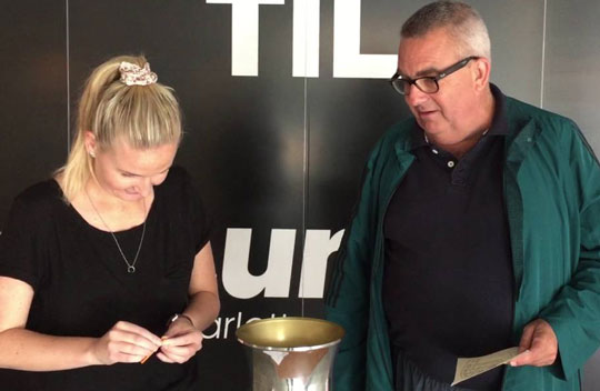 40 bornholmere med i direkte TV-lodtr�kning