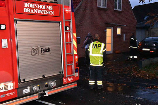 Brand i ovn i villa i Aakirkeby