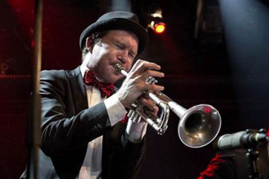 Dygtig trompetist g�ster Svaneke