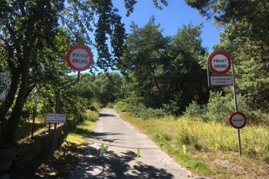 Strid om adgangsvej eskaleret