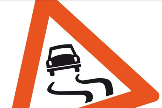 Vintertjenesten advarer om glatte veje