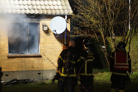 Offer for brand i Muleby identificeret