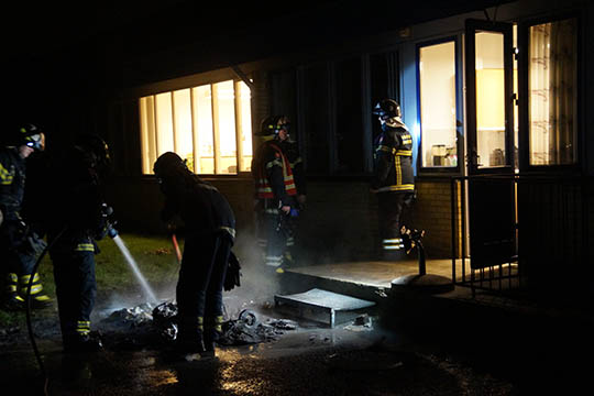 Endnu en brand i container i R�nne