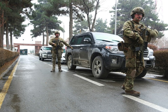 Soldater har travlt i Afghanistan