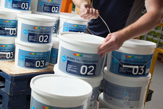 Byggemarked skifter farveleverand�r