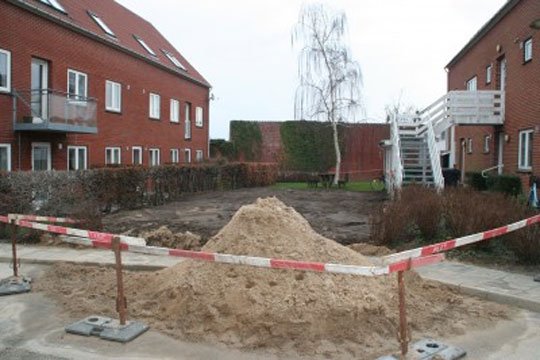 Beskyttelsesrum i Aakirkeby spr�ngt bort