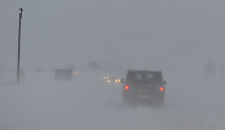 DMI venter to d�gns snefygning p� Bornholm