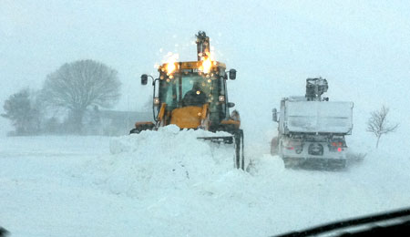 Stor del af �ens veje lukker i aften