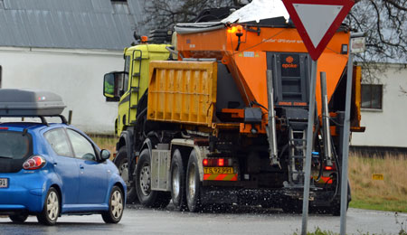 Pletvis sne- og isglatte veje