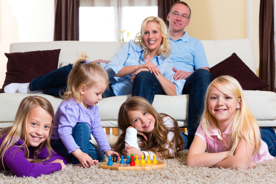 Vinterhygge med et br�tspil