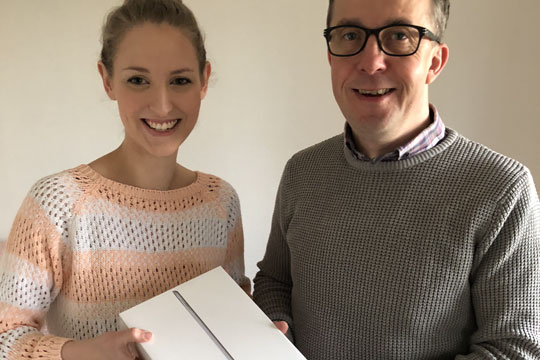 Vandt iPad hos BornFiber