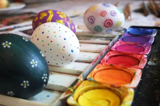 Husk p�skedekorationen