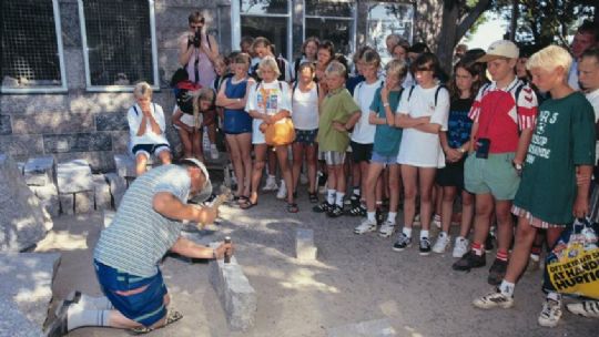 Flotte bes�gstal p� Stenbrudsmuseet