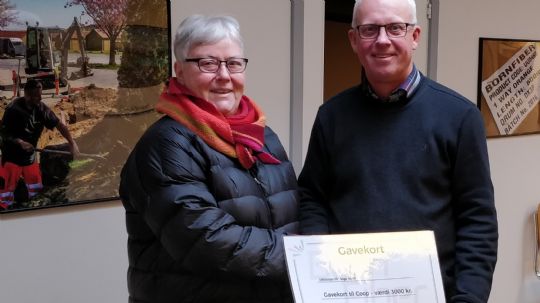 Vandt gavekort fra BornFiber