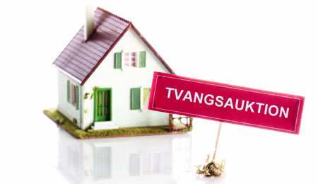 Antallet af tvangsauktioner n�sten tredoblet
