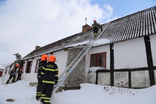 Skorstensbrand i Rutsker