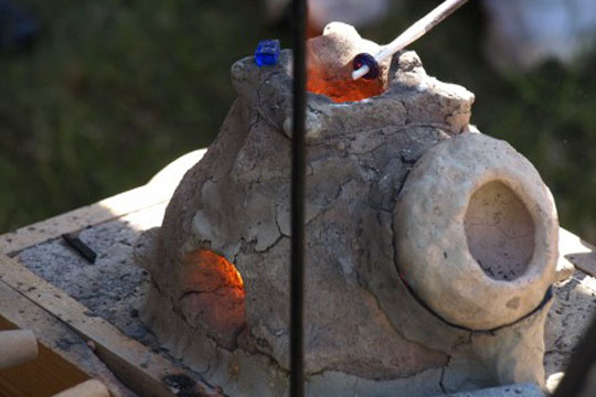 Vikinger skal l�re at fremstille glasperler